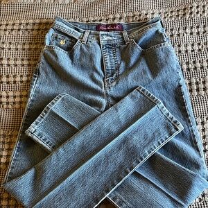 Gloria Vanderbilt Classic Blue Straight-Legged Jeans Size 6